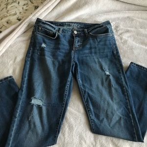 Aeropostale distressed medium wash jeans